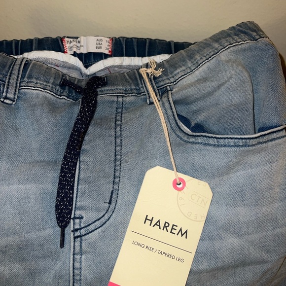 Long Rise/Tapered Leg Harem Pants - Picture 2 of 2